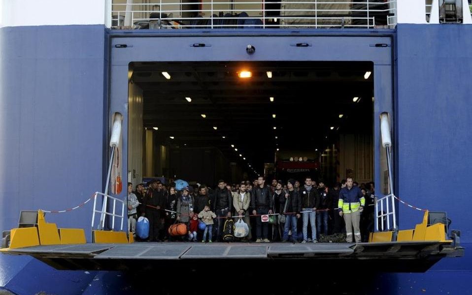 Ministry denies reports migrants were handcuffed on ferry