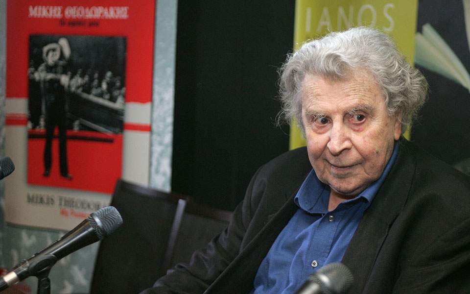 Composer Theodorakis hospitalized with breathing and heart problems
