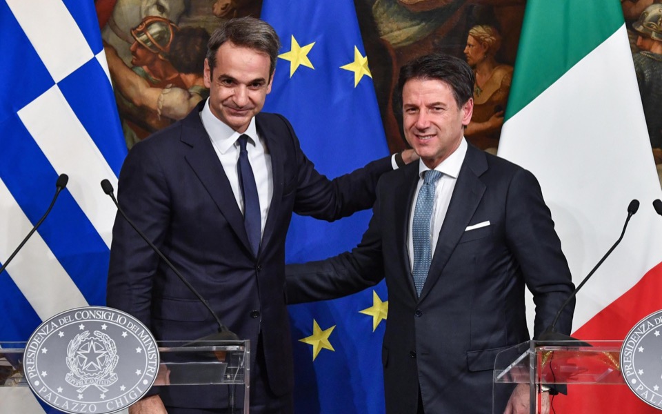 Greek and Italian premiers allied on migration crisis