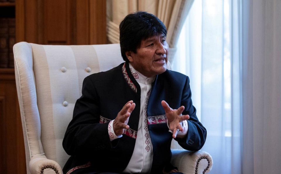 On Athens visit, Bolivia’s Morales says Venezuela needs dialogue