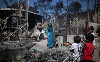 Blaze guts Greek refugee camp, thousands flee amid Covid-19 worries
