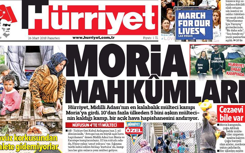 Hurriyet report on ‘the convicts of Moria’ ahead of Varna meeting