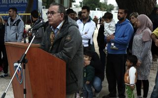 Mouzalas opens spruced-up migrant center