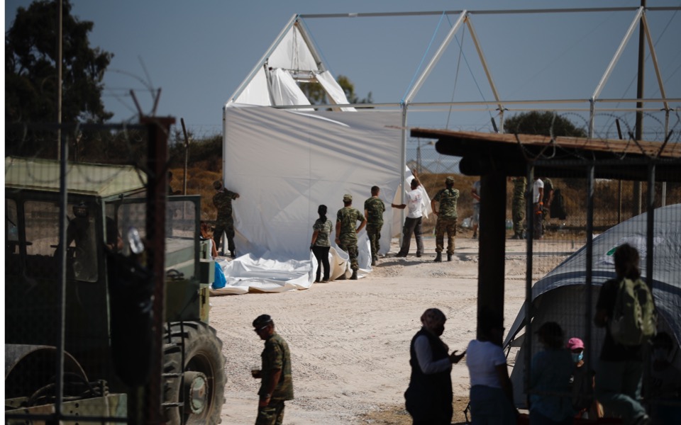 Just 800 of Greek island’s 12,500 homeless migrants rehoused