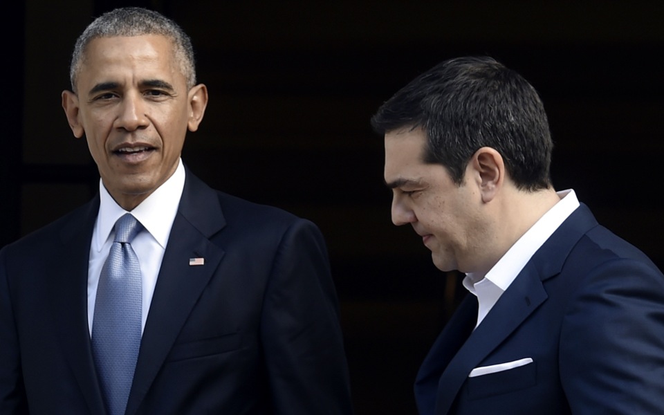 Obama declares support for Greece on crucial issues