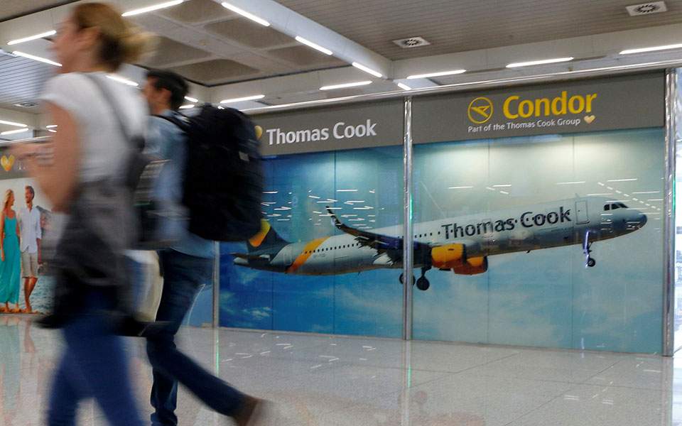 Cost of Thomas Cook bankruptcy for Greek tourism between 250-500 mln euros