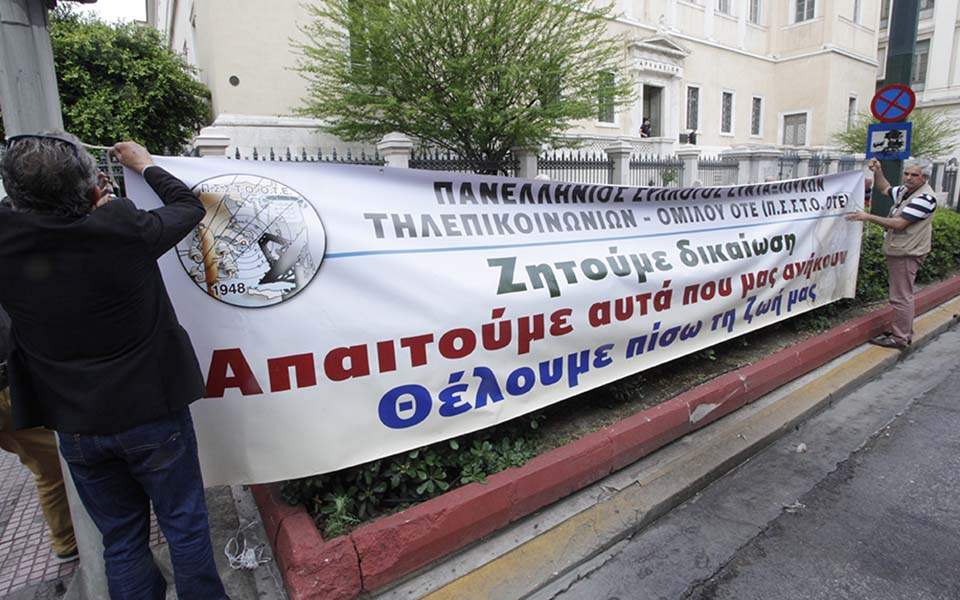 Greek pensioners protest against government that ‘took everything’