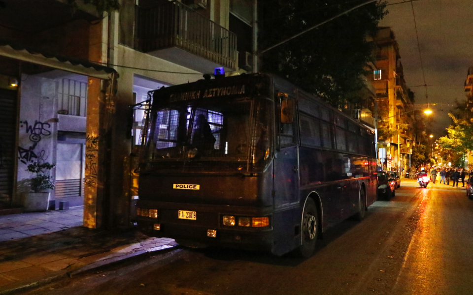 Shots fired at riot police outside PASOK offices in central Athens