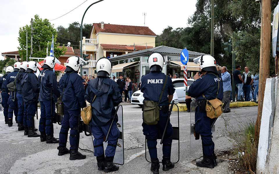 Anti-landfill protesters barge into regional government offices in Corfu