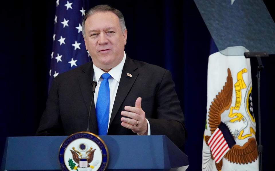 US urging ‘everyone to stand down’ in East Med, says Pompeo