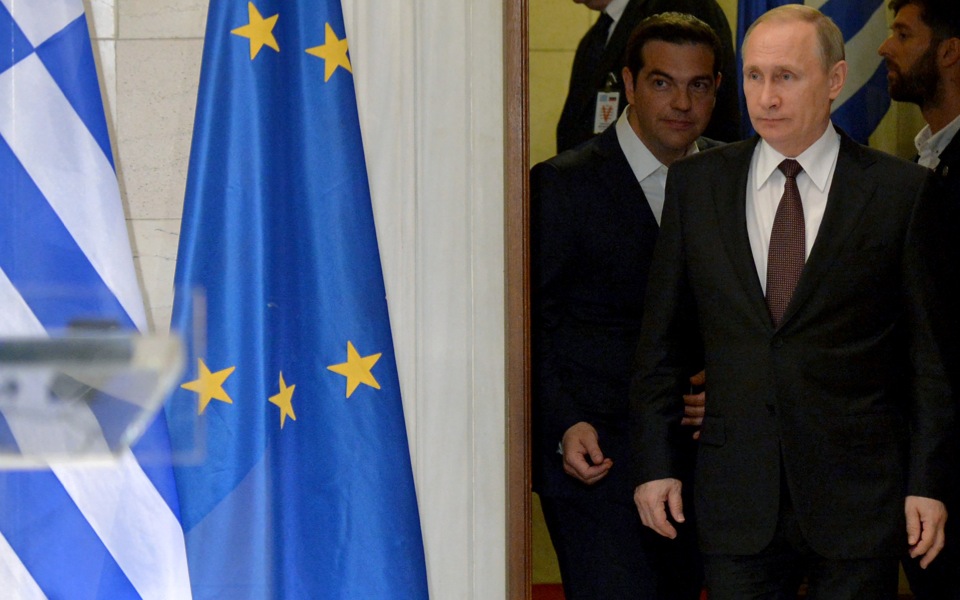 Putin sends letter of thanks to Greek people