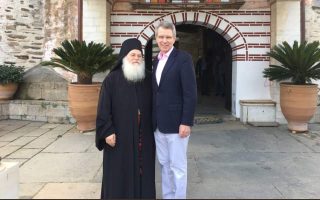 US ambassador Pyatt visits Mount Athos monastery