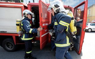 Firefighters battling factory blaze in Renti