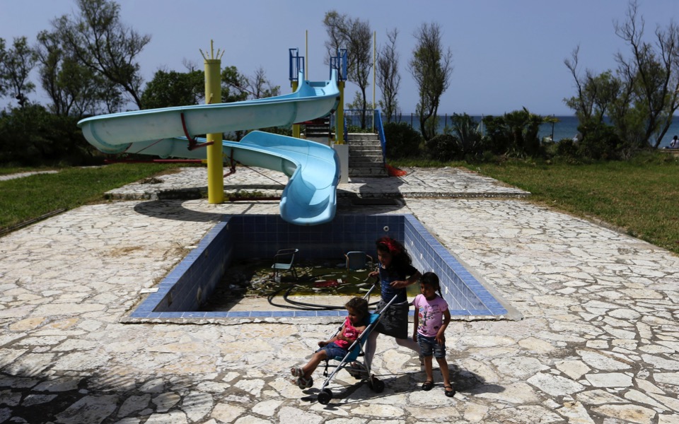 In Greek seaside resort, refugees see dreams put on hold