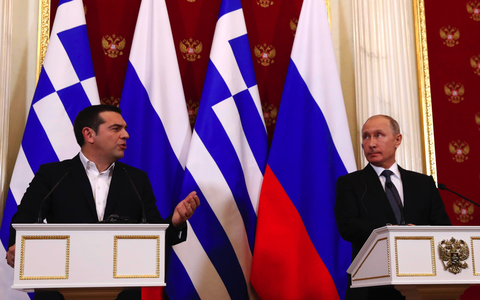 Greece keen to keep bilateral ties on even keel, Tsipras says in Moscow