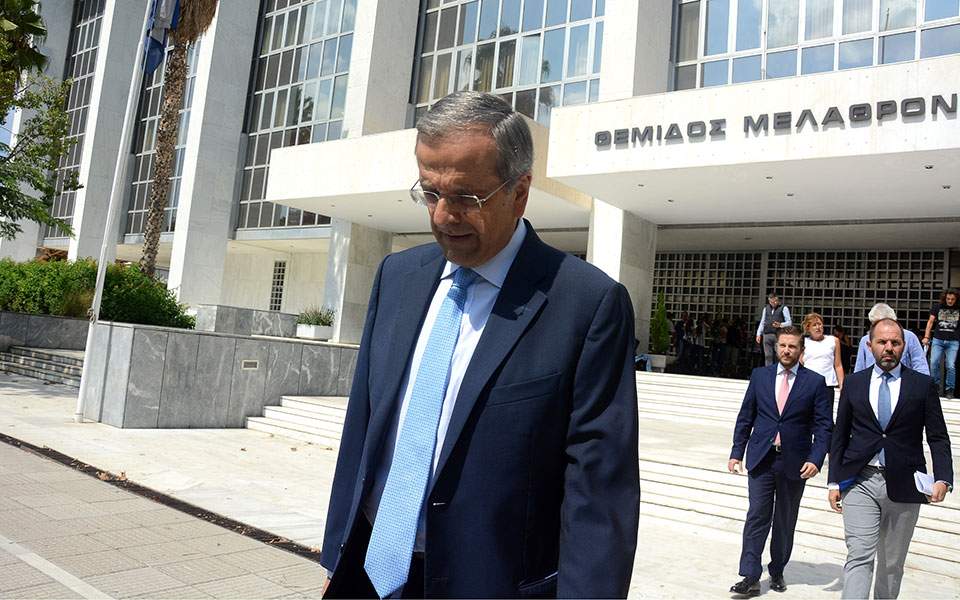 Samaras names former premier, justice minister in Novartis case probe