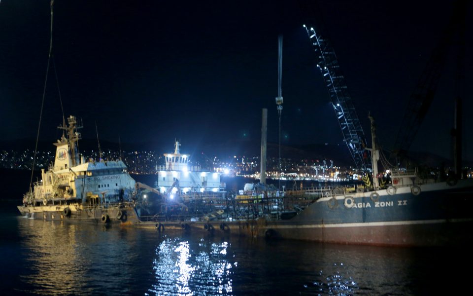 Destructive Agia Zoni II tanker pulled up from seabed