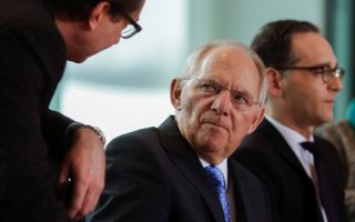 Schaeuble says Greek governments to blame for pension cuts