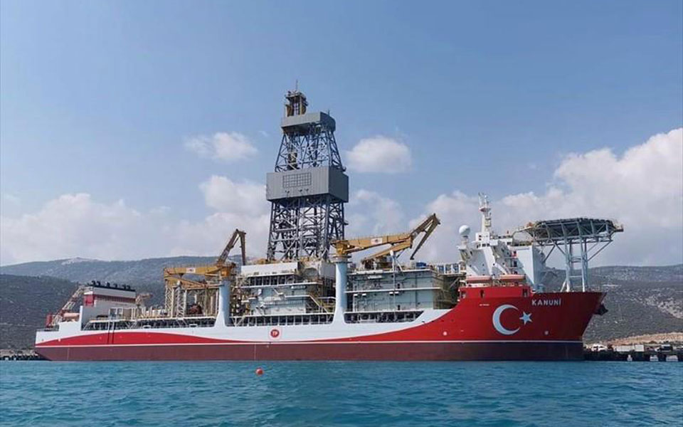 Turkish drill ship south of Kastellorizo as Athens says 6 nautical miles a ‘red line’