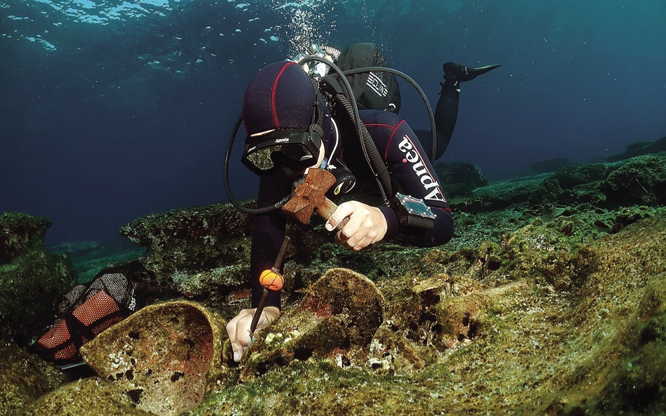 Four more ancient shipwrecks found off Kasos