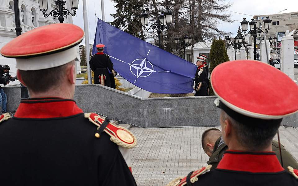 FYROM raises NATO flag ahead of name change