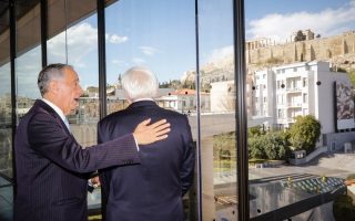 Portuguese president visits the Acropolis Museum