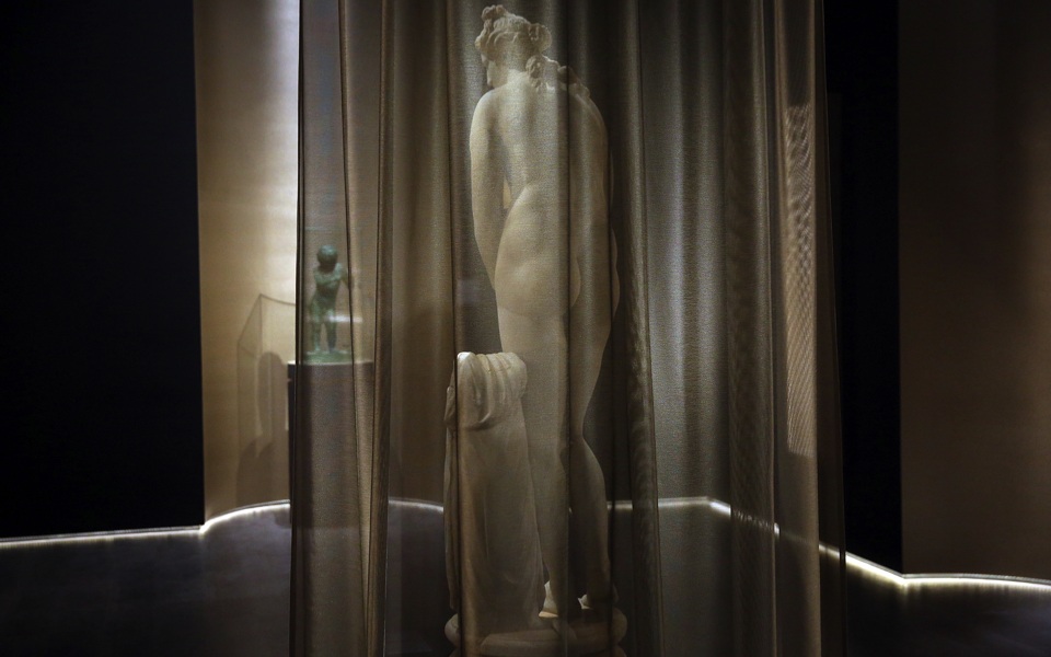 Aphrodite statue on display for the first time