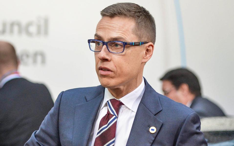Finland’s Stubb upbeat about Greece financing