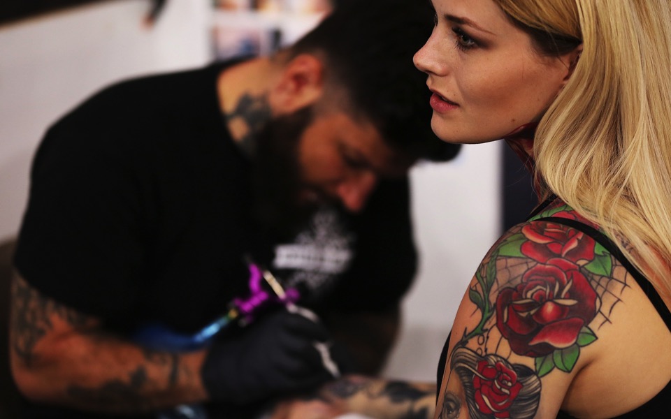 Tattoo convention in Athens