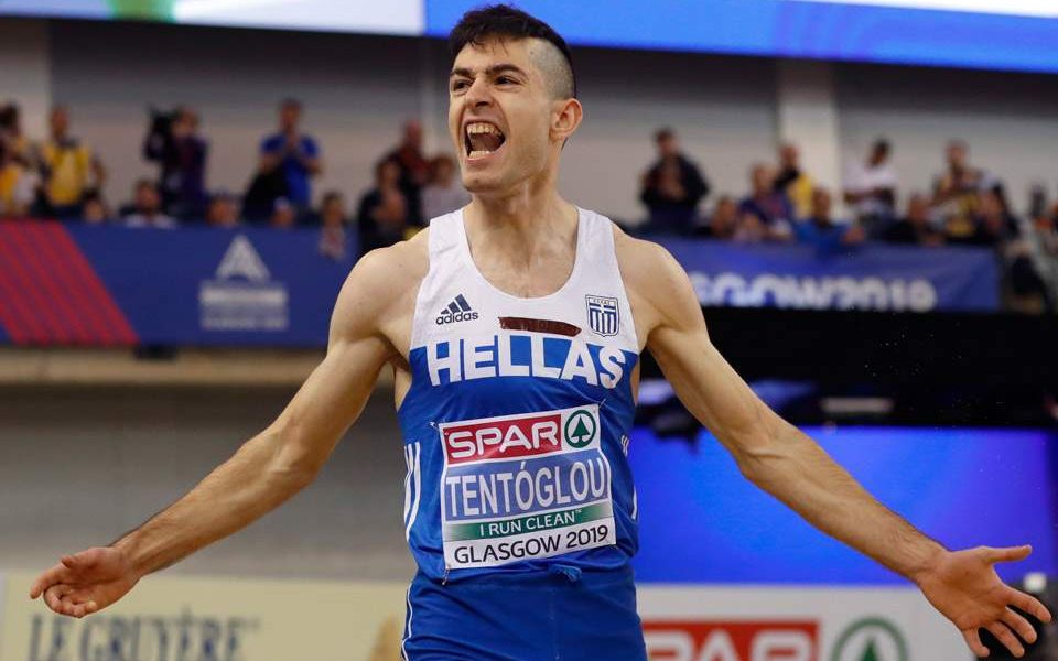 Tentoglou wins European long jump indoor title