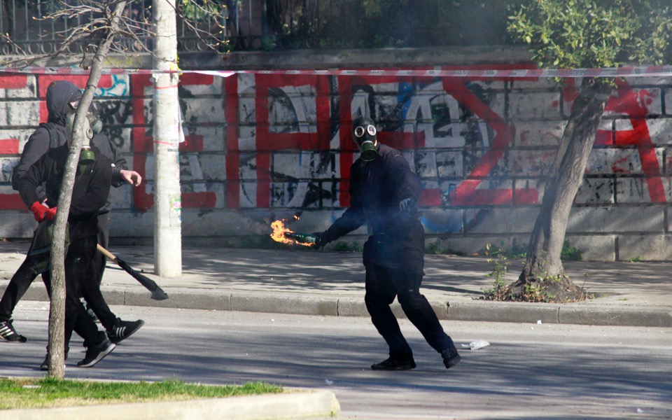 Anarchists from across the Balkans clash with Greek police