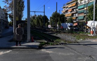 One injured as train rams car in Athens