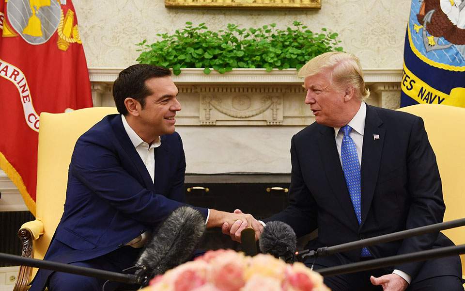 Tsipras hails US as strategic partner as Trump eyes defense