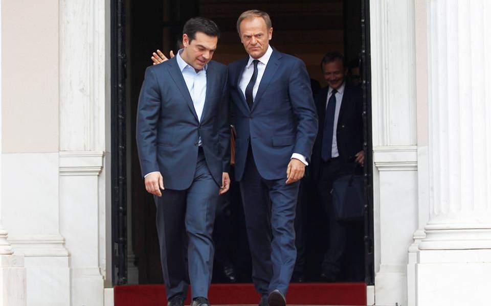 Tsipras and Tusk discuss progress in name negotiations