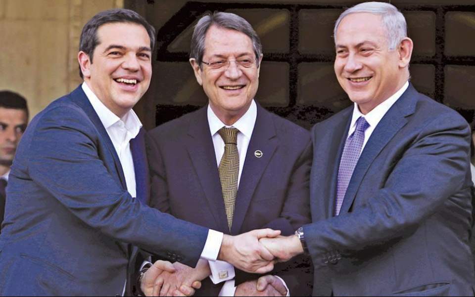 Netanyahu says he will discuss pipeline to Italy with Tsipras, Anastasiades