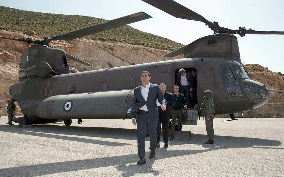 Turkish fighter jets harass Tsipras’s helicopter