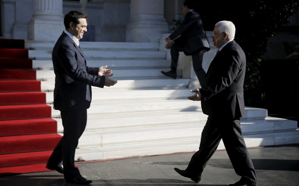 Greece can help bring Israel, Palestine closer, says Abbas