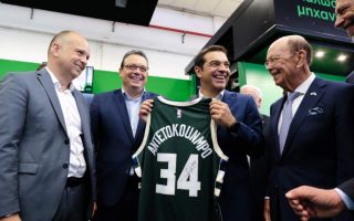 US investment in smart recycling units presents Antetokounmpo message