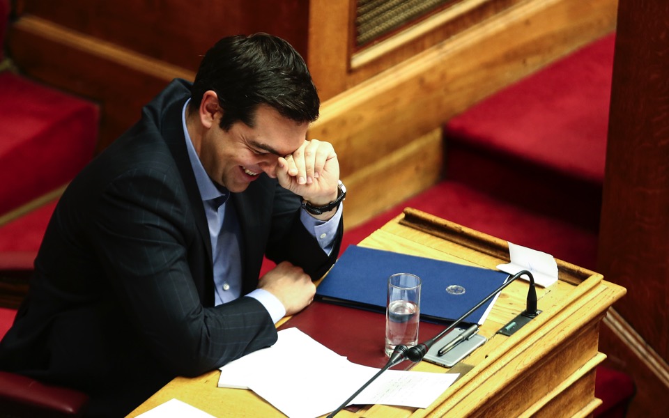Tsipras upbeat after Eurogroup, opposition skeptical