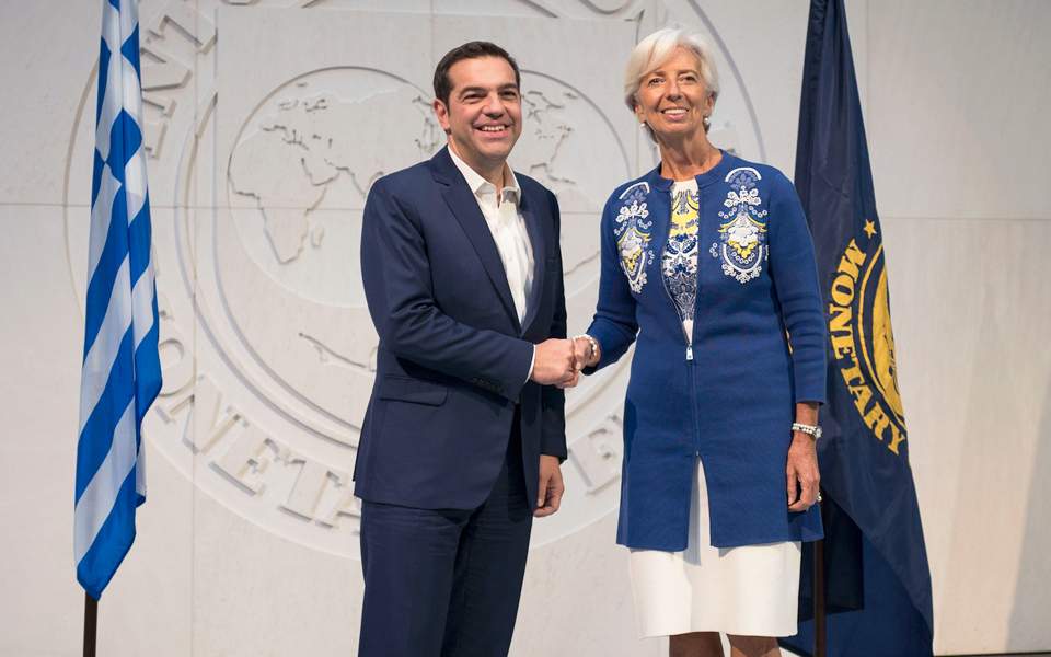 IMF chief calls for implementation of Greek program, debt relief
