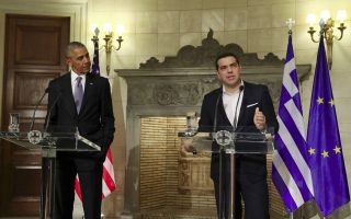 Tsipras praises Obama’s economic leadership