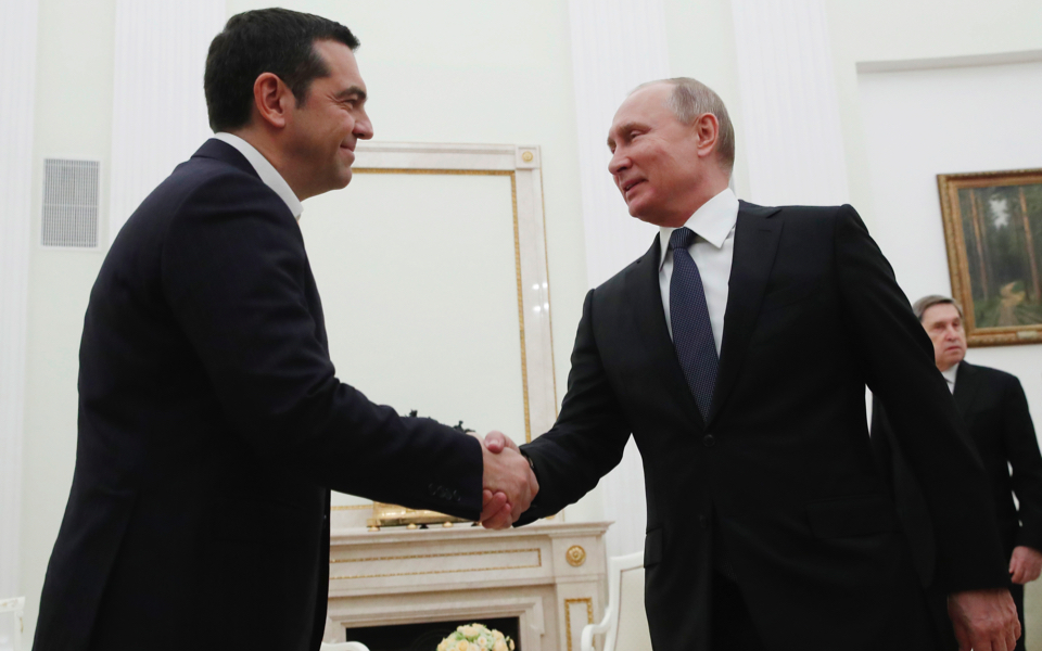 Putin, Tsipras meet in Moscow