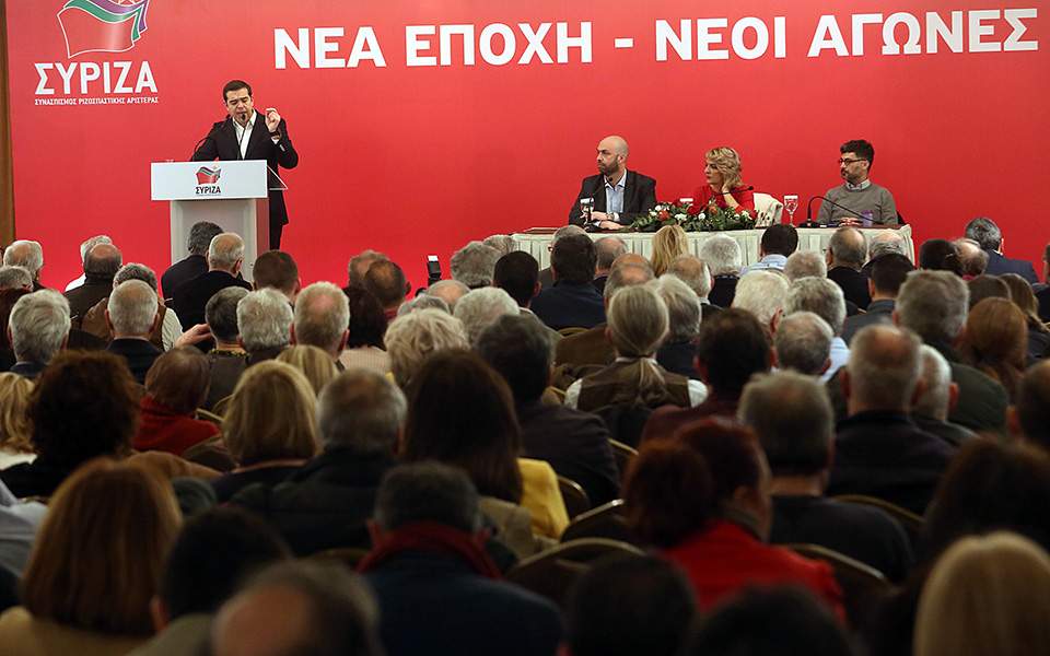 Tsipras sees new political divisions ahead of elections