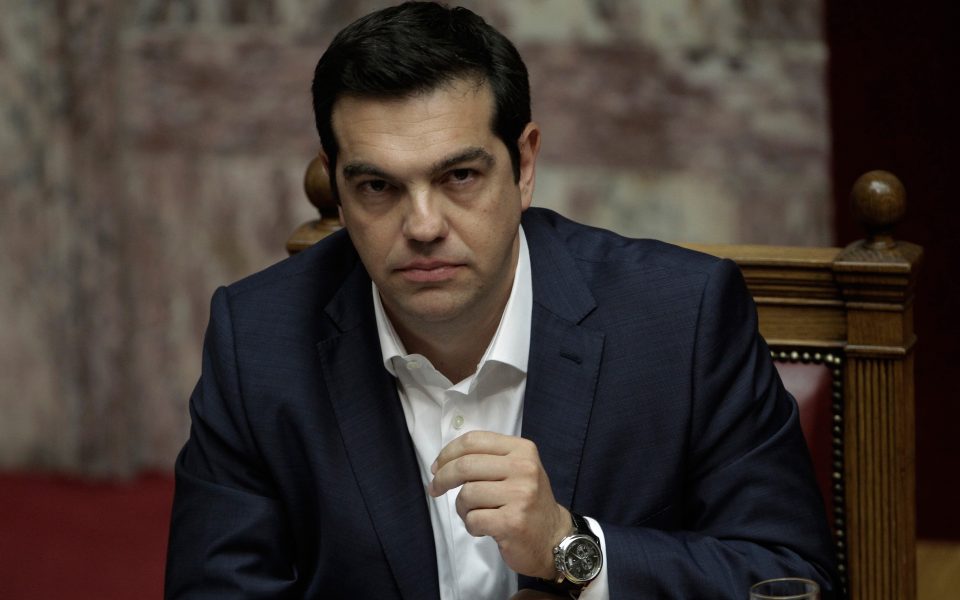 Greece’s Tsipras, hounded by left, vows ‘thus far and no further’