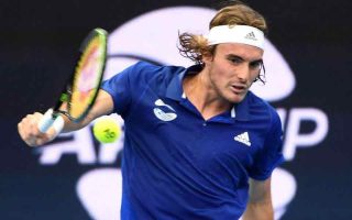 Tsitsipas records first win of the year, over Zverev