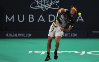 Tsitsipas survives first-round scare in five-set win over Munar