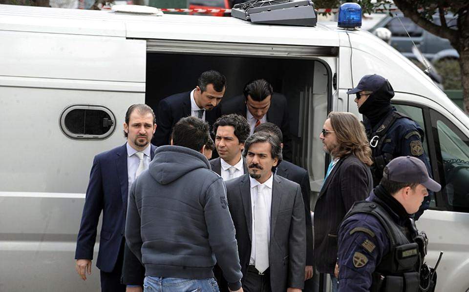Turkey lodges third extradition request for eight servicemen