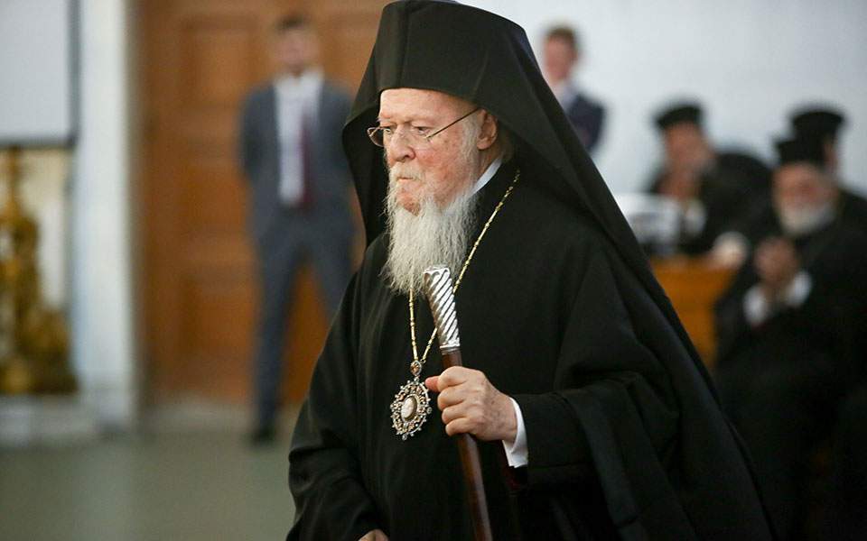 Patriarch to attend dinner for Tsipras at Turkey’s Presidential Palace