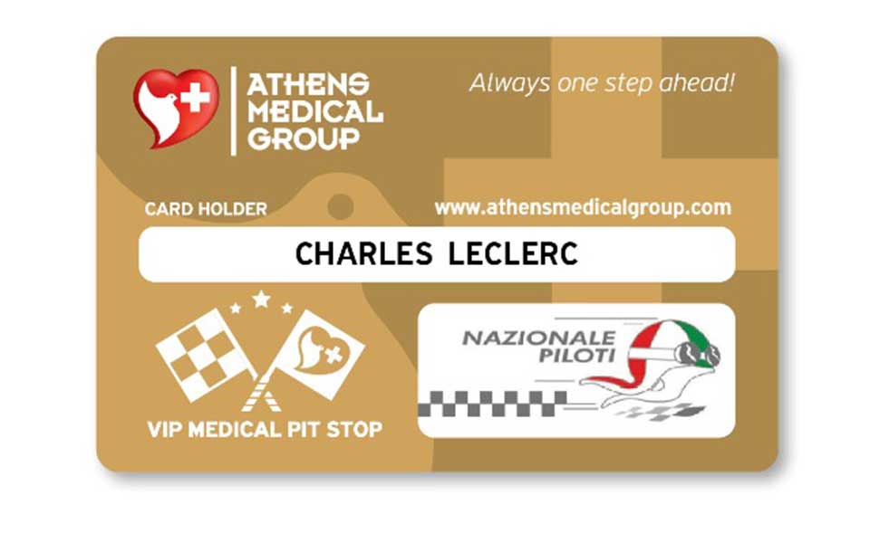 Medical Pit Stop for Formula One drivers in Greece