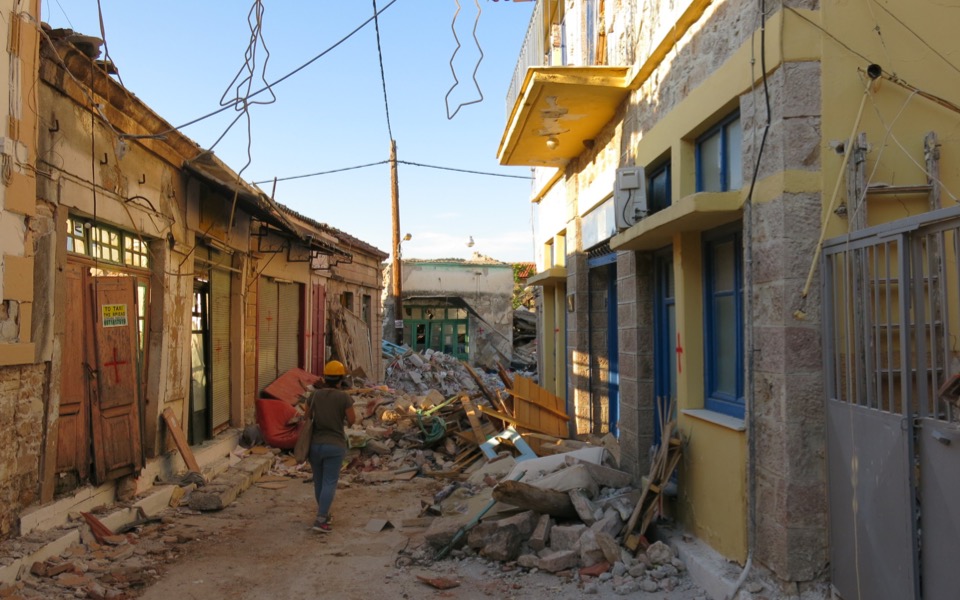 Step forwards for quake-damaged village of Vrisa on Lesvos
